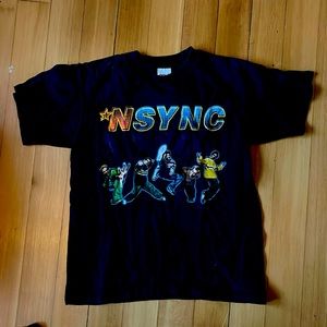 **NSYNC t-shirt black youth xl
